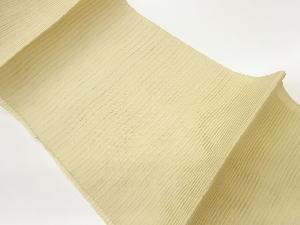 絽よろけ縞模様織出し名古屋帯